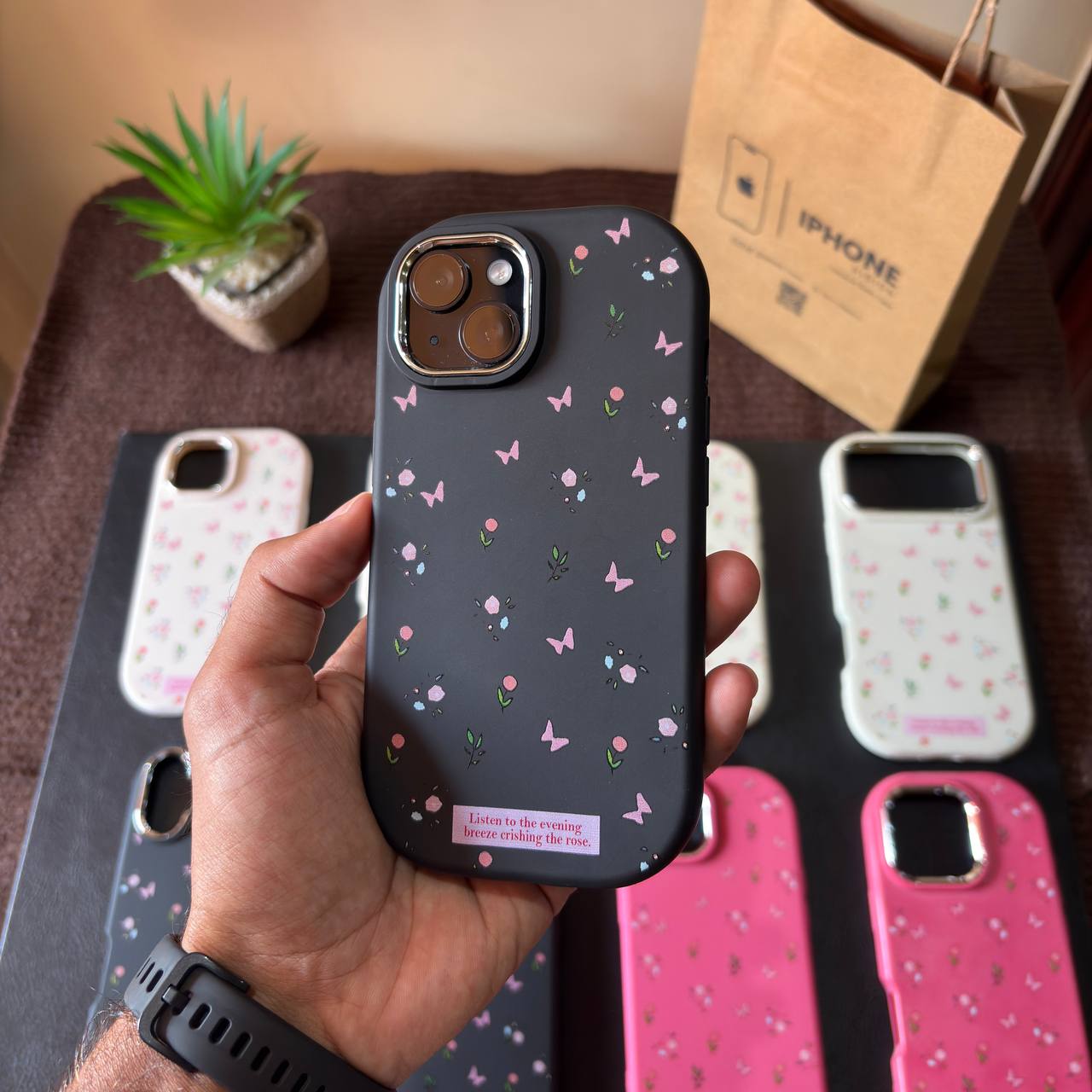 Silicone Flowers Case