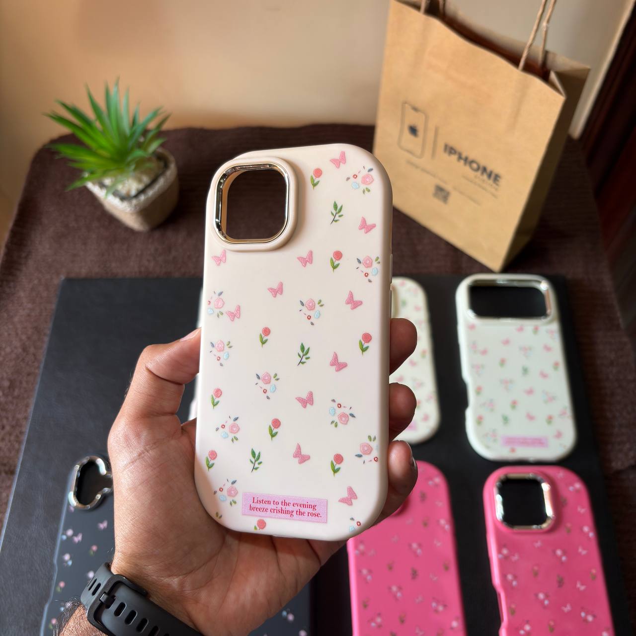 Silicone Flowers Case