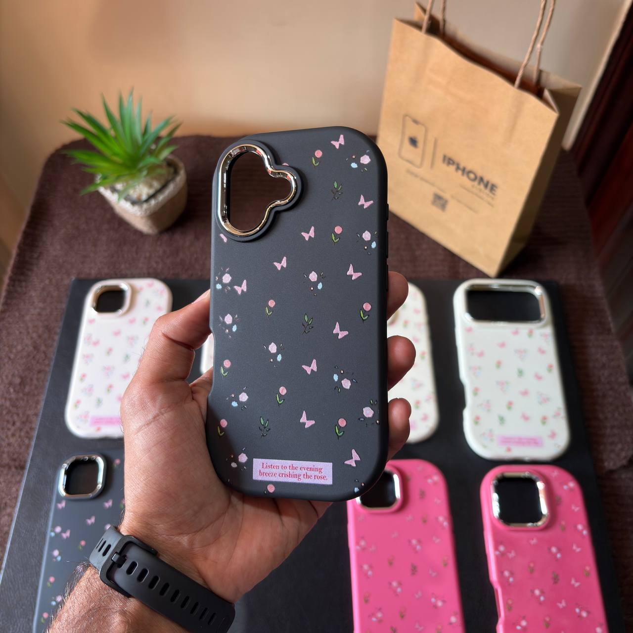 Silicone Flowers Case