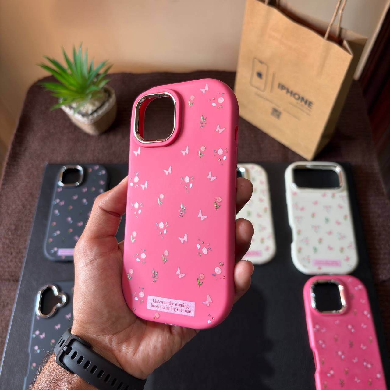 Silicone Flowers Case