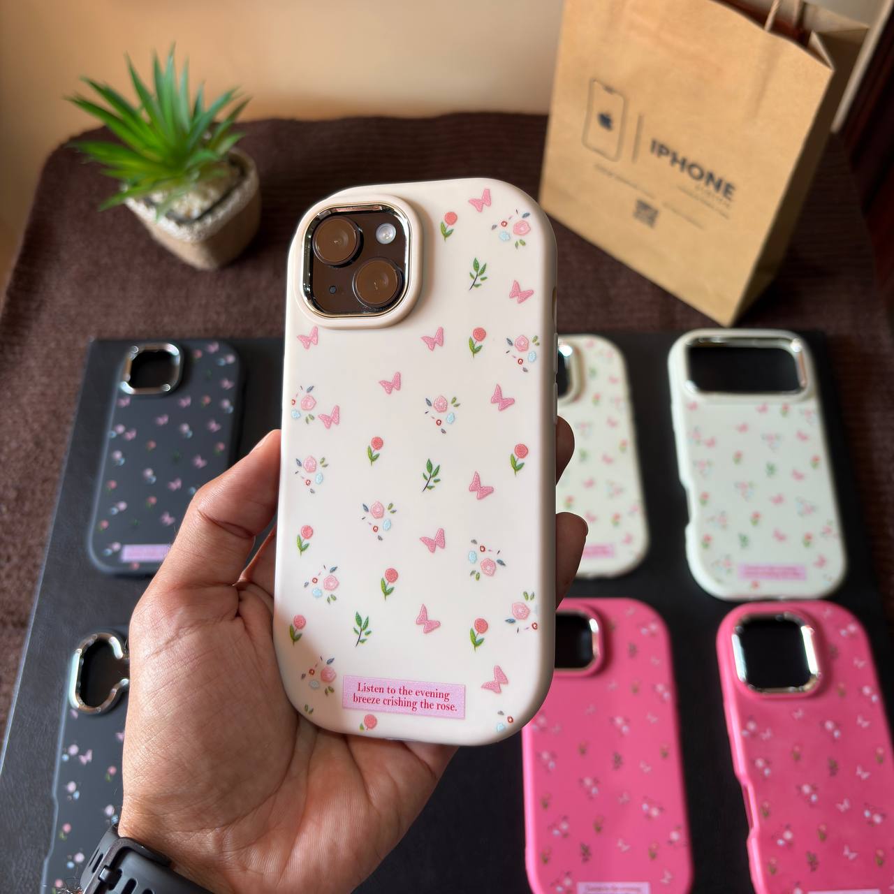 Silicone Flowers Case